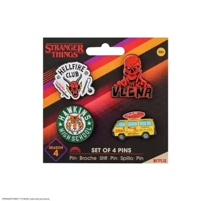 Figurine Stranger Things season 4 pin set (4)